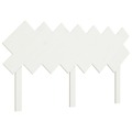 Cabeceira de Cama 151,5x3x81 cm Pinho Maciço Branco