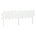 Cabeceira de Cama 196x3x80,5 cm Pinho Maciço Branco