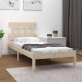 Estrutura de Cama Solteiro 90x190 cm Madeira Maciça