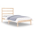 Estrutura de Cama Pequena Solteiro 75x190 cm Madeira Maciça