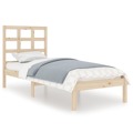 Estrutura de Cama Solteiro 90x190 cm Madeira Maciça