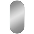 Espelho de Parede 100x45 cm Oval Preto
