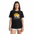 Camisola de Manga Curta Mulher O'neill Luano Graphic Preto XL