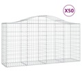 Cestos Gabião Arqueados 50 pcs 200x50x100/120 Ferro Galvanizado