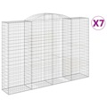 Cestos Gabião Arqueados 7pcs 300x50x200/220cm Ferro Galvanizado