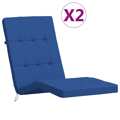 Almofadões P/ Cadeira de Terraço 2 pcs Tecido Oxford Azul Real