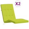 Almofadões Cadeira Terraço 2 pcs Tecido Oxford Verde Brilhante