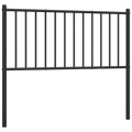 Cabeceira de Cama 80 cm Metal Preto