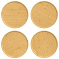 Pratos de Pizza 4 pcs Ø32x1,5 cm Bambu