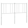 Cabeceira de Cama 120 cm Metal Branco