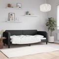 Sofá-cama 80x200 cm Tecido Preto