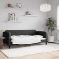 Sofá-cama 90x190 cm Tecido Preto