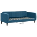 Sofá-cama 90x200 cm Veludo Azul