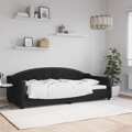 Sofá-cama 90x200 cm Tecido Preto