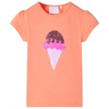 T-shirt para Criança Laranja-néon 92