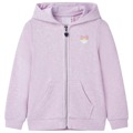 Sweatshirt para Criança com Capuz e Fecho Mistura de Lila 128