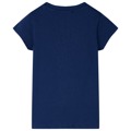 T-shirt para Criança com Estampa de Cães Azul-marinho 92