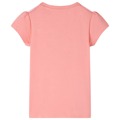 T-shirt Infantil com Estampa de Arco-íris Coral-claro 116