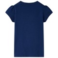 T-shirt para Criança com Estampa de Cão num Barco Azul-marinho 92