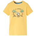 T-shirt Infantil Estampa de Macaco Ocre-claro 92