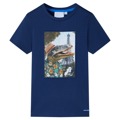 T-shirt para Criança Azul-escuro 104