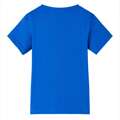 T-shirt Infantil Azul Brilhante 140