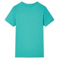 T-shirt Infantil com Mangas Curtas Menta-escuro 92