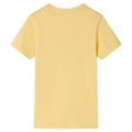 T-shirt Infantil com Mangas Curtas Amarelo 116