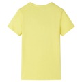T-shirt de Criança com Estampa de Girafa Amarelo 116
