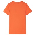 T-shirt de Criança com Estampa de Girafa Laranja-brilhante 116