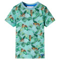 T-shirt para Criança Verde-claro Mesclado 116