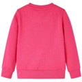 Sweatshirt para Criança com Pavão de Lantejoulas Rosa-brilhante 140