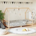 Estrutura de Cama Infantil 90x190 cm Madeira de Pinho Maciça