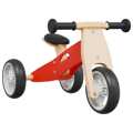 Bicicleta de Equilíbrio P/ Crianças 2 em 1 Vermelho