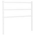 Cabeceira de Cama 100 cm Metal Branco