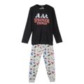 Pijama Stranger Things Cinzento Preto M