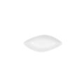 Tigela Ariane Alaska Mini Oval Cerâmica Branco (10,5 X 4,8 X 2,8 cm) (18 Unidades)