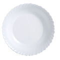 Plat Bord Luminarc Feston Branco Vidro (25 cm) (24 Unidades)