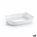 Recipiente de Cozinha Luminarc Smart Cuisine Retangular Branco Vidro 29 X 30 cm (6 Unidades)