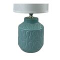 Lâmpada de Mesa Versa Lizzy Azul Cerâmica 13 X 26,5 X 10 cm