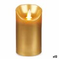 Vela LED Dourado 8 X 8 X 15 cm (12 Unidades)