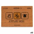 Tapete Airplane Mode Amarelo Natural 60 X 1 X 40 cm (12 Unidades)