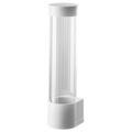 Dispensador de Copos Branco ø 6-9 cm Transparente Plástico