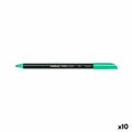 Marcador Edding 1200 Metallic Verde (10 Unidades)