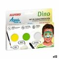 Conjunto de Maquilhagem Infantil Alpino Dino a água (12 Unidades)