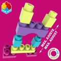 Jogo de Construção Color Block Trendy Cubo 50 Peças (6 Unidades)