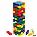 Blocos de Construção Colorbaby 5 X 1 X 1,5 cm (12 Unidades) (61 Peças)