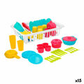 Conjunto de Louça Infantil Colorbaby Brinquedo Escorredor 35 Peças (15 Unidades)