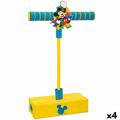 Saltador Pogo Mickey Mouse Amarelo Infantil 3D (4 Unidades)