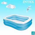 Piscina Insuflável Intex Azul Branco 203 X 48 X 152 cm 540 L (3 Unidades)